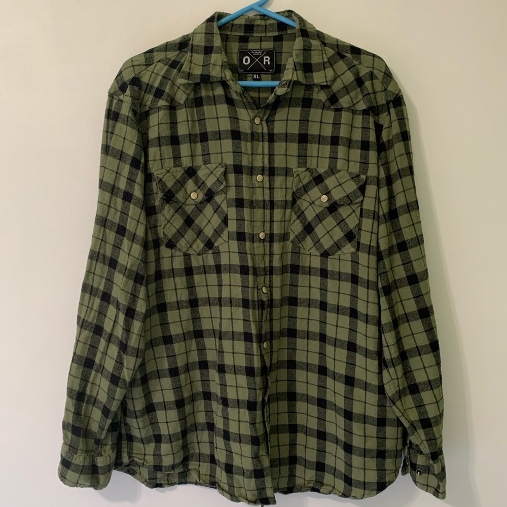 Outback Rider Green/Black Flannel